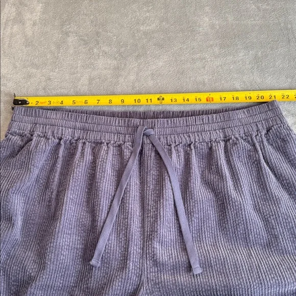 NWOT Lucy & Yak Norris Wide Leg Cotton Corduroy Purple Trousers - Picture 11 of 15